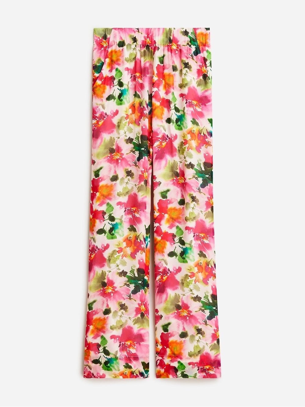JCREW Full-length Astrid pant in floral chiffon